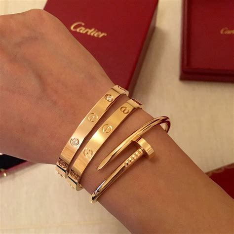 is cartier bracelet real gold.